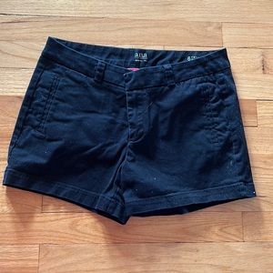 EUC- Black Twill Shorts